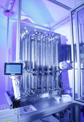 Thin-film deposition equipment inside a cleanroom