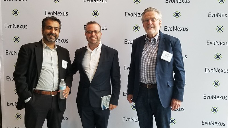 EvoNexus mentors and investors at an EvoNexus networking event